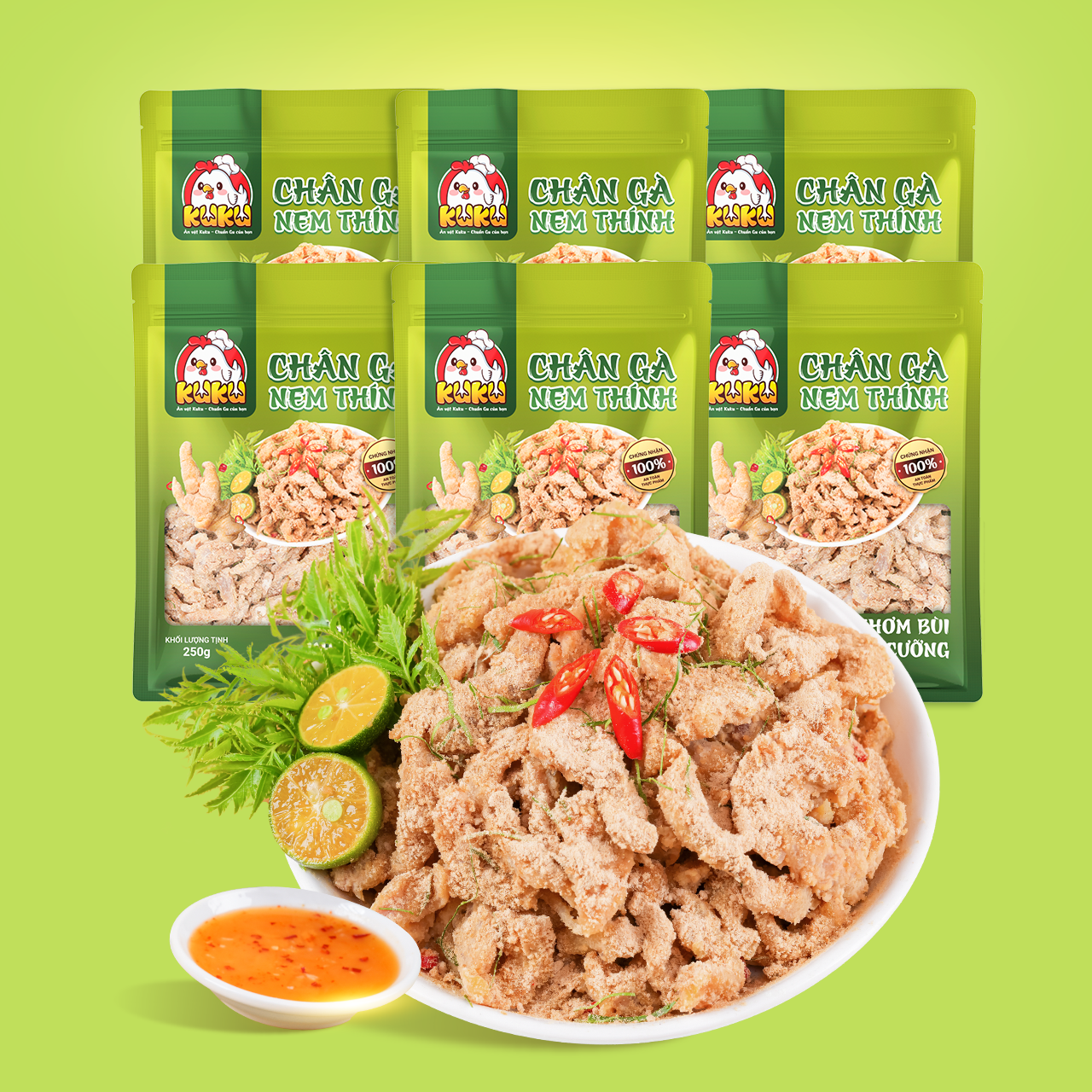 COMBO 6 Gà nem thính 250gr